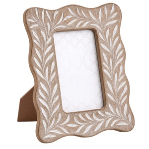 Living Room Decorative <b>Frame</b> Wooden Photo <b>Frame</b> Custom Wholesale Fluted Natural Wood <b>Picture</b> <b>Frame</b> for Tabletop and Wall Decor - Product Image 3
