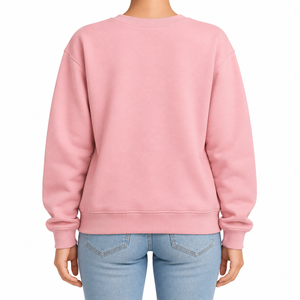 Sudadera con capucha para mujer en oferta, 100% algodón, estilo oversize con hombros caídos, para uso casual de invierno, sudadera con cremallera personalizada - Product Image 2