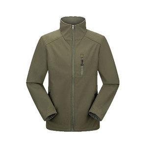 Veste coupe-vent zippée pour homme, 100% polyester, logo personnalisé, chasse en plein air, veste thermique en polaire, softshell, Fortleo - Product Image 4