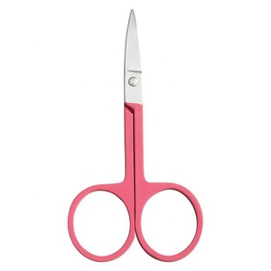 Ciseaux à ongles de ménage roses personnalisés avec lame en acier inoxydable pour la beauté pour le soin des ongles avec logo inclus - Product Image 1