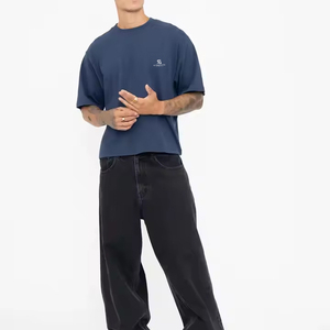 Camiseta Premium de Algodón Grueso para Hombre, Oversize, Cuello Simulado, Estilo Urbano, Manga Corta 2026 - Product Image 4