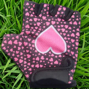 Gants de vélo pour enfants, demi-doigts, légers, respirants, protection UV, qualité supérieure, en polyester doux Navia, pour tout-petits et enfants. - Product Image 1