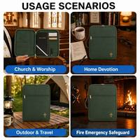 Funda Protectora para Biblia Resistente al Fuego, Recubierta de Silicona y Fibra de Vidrio, Aislante y Resistente al Calor, Bolsa de Viaje para Propósitos Especiales
