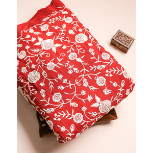 Tela de Algodón y Lino Premium, Ligera, Tejida, Dobby, Opaca, 100GSM, Bordada, Personalizada, Geotextil, Moda Europea - Product Image 5
