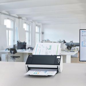 เครื่องสแกนเอกสาร Fi-7480 ความเร็วสูง A3 แบบสองหน้า 80 หน้าต่อนาที 160 ภาพต่อนาที 600dpi ป้อนเอกสารอัตโนมัติผ่าน USB รองรับขนาดใหญ่ สำหรับสำนักงาน สแกน<span class=keywords><strong>ไฟล์</strong></span> <span class=keywords><strong>PDF</strong></span> - Product Image 4