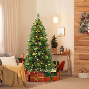 Pre-Lit Artificial Christmas <b>Tree</b> 6 Feet with 300/400/500 LED <b>Lights</b> - Product Image 3