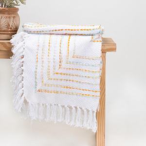 Dernière couverture en coton tissé pour canapé, douce, confortable, légère, couverture de lit pour adultes et décoration intérieure - Product Image 3