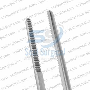 Pinzas Wilde Angled con Puntas Serradas, Instrumento Quirúrgico ORL, Pinzas para Recolección de Secreciones Auriculares - Product Image 3