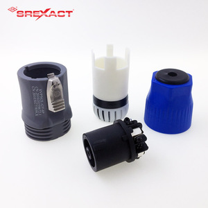 SREXACT Speaker Connector SYP562L-GY-8P Round <b>Nylon</b> PA Housing Male Female 8 Pin Audio Video Connector - Product Image 2