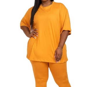 Camiseta de gran tamaño de Color sólido para mujer, Camiseta de algodón con logotipo personalizado, fabricación de Pakistán, superventas, hombro caído, cuello redondo, servicio OEM - Product Image 1