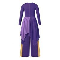 Ropa de Baile para Niñas de 6 a 16 Años, Traje de Danza Contemporánea para Actuaciones, Adoración, Alabanza y Danza Lírica