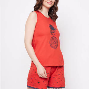 Soft Breathable Lounge Set <b>Women</b> Sleeveless Shorts Set Chic Casual Home Outfit <b>Women</b> Sleeveless Shorts Set - Product Image 3