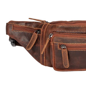 Sacs banane en cuir PU véritable imperméable et écologique, prix abordable, vente en gros - Product Image 4