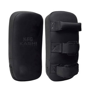 Leather Boxing Kick Shield with Durable Outer Surface and Protective Features for Repeated Kicking Punching <b>Drills</b> - Product Image 1