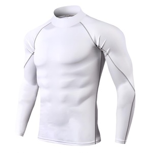 Custom Logo Breathable Compression Rash Guard Long Sport Style Fitness MMA Shirt Portable Sublimated Design Newest OEM Service - Product Image 2