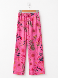 100% Cotton Printed Leopard <b>Pajama</b> Set for Women Summer Night <b>Suit</b> Eco-Friendly Sleepwear Set Shirt Pant Pouch Soft Loungewear - Product Image 3