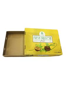 Caja de Cartón Rígido Corrugado Rectangular con Protección UV, 25*25*5cm, Plegable, para Fruta de la Pasión, Materiales Reciclados, OEM - Product Image 3
