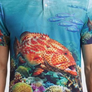Camiseta de Pesca Personalizada con Protección Solar UPF 50+, Secado Rápido, Impermeable, de Alto Rendimiento, para Hombre y Mujer, con Mangas Largas - Product Image 6