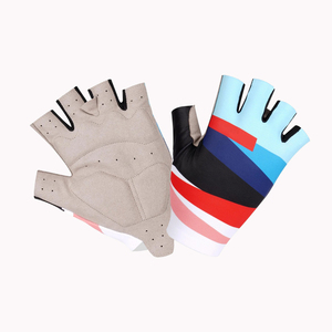 Advanced Cycling Gloves Silicon Printing Grip Half <b>Finger</b> Mountain <b>Bike</b> Mitts Comfortable Fit Outdoor Sports Gear Cycling Gloves - Product Image 3