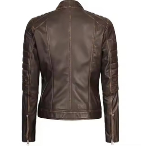 Blouson Aviateur Tendance en Cuir de Vachette Véritable de Haute Qualité 2026 – Vente en Gros - Product Image 5