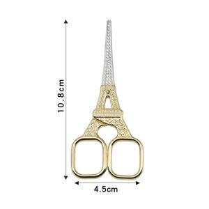 Ciseaux vintage en acier inoxydable pour le nail art, la coupe de fils de soie, la broderie et la couture - Product Image 3