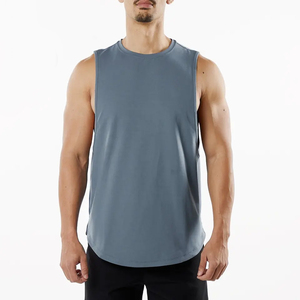 Débardeurs pour hommes en promotion, couleur marron, pour la course à pied, la gym, le fitness et la musculation. - Product Image 3