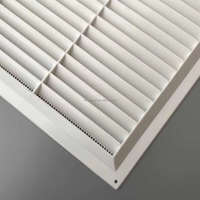Grille d'aération en plastique de couleur marron, réglable pour la climatisation