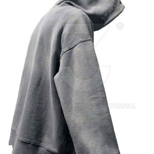 Sudadera con Capucha de Forro Polar Suave Premium para Mujer, Casual, con Pedrería, Ajuste Relajado, Manga Larga, Transpirable, de Moda para Invierno - Product Image 4