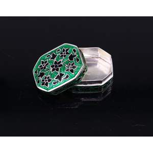 Boîte de rangement décorative de qualité supérieure en laiton et cuivre antique SINDOOR BOX DIBBI - Product Image 1