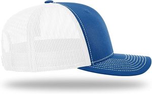 Gorra Trucker de Malla Azul y Blanca de Último Diseño, 6 Paneles, Ajustable, Unisex, Casual, para Primavera y Verano - Product Image 4