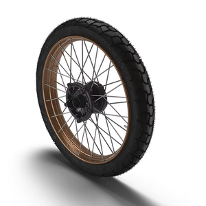 Ruedas doradas sin cámara con radios KXA00456 compatibles con la motocicleta Royal Enfield Himalayan 450 Adventure Touring - Product Image 1