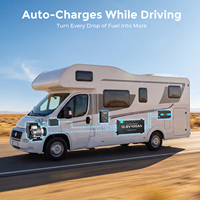 Batterie LiFePO4 ultra-mince 12,8 V 100 Ah, cellules de qualité EV A, boîtier métallique avec dissipation thermique pour camping-car, camion, usage marin, longue durée de vie pour VR