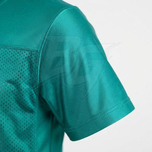 Customized Breathable Knitted Mesh <b>T</b>-<b>Shirt</b> Custom Logo Design <b>Moisture</b> <b>Wicking</b> Fabric Regular Fit Solid Pattern for Wholesale - Product Image 5
