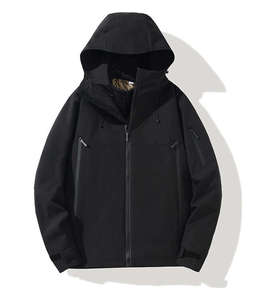 Chaqueta Softshell Impermeable con Capucha Verde Lima Personalizada, Cremallera Frontal, Puños Ajustables, Ropa de Trabajo para Exteriores, Proveedor Mayorista para Hombres en el Reino Unido - Product Image 5