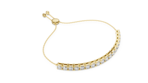 สร้อยข้อมือโมเสกประดับเพชรแอสเชอร์และมรกตแบบสลับกัน - Product Image 3