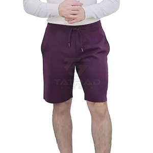 Shorts de sport décontractés pour hommes, 100 % coton, taille haute, séchage rapide, écologiques, pour la gym et l'entraînement - Product Image 2