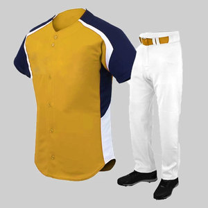 Uniforme de Béisbol Sublimado en Poliéster, Diseño de Camiseta y Pantalón, Venta al Por Mayor, Varios Estilos Personalizados - Product Image 6