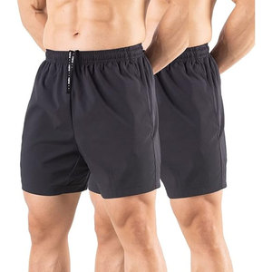 Pantalones Cortos Deportivos para Hombre, Paquete de 2, de Secado Rápido, para Entrenamiento, Gimnasio, con Bolsillos con Cremallera, Ropa Interior Deportiva - Product Image 2