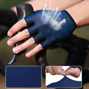 Guantes de Ciclismo de Medio Dedo Transpirables para Verano, para Ciclismo de Carretera al Aire Libre, Deportes, Fitness, Equipo de Protección Antideslizante - Product Image 5