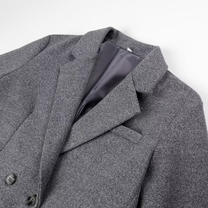 Plus Size Women's Long Wool Coat Full Sleeve Turn-down Collar Solid Color Winter Outerwear Minimalist Style - Product Image 3