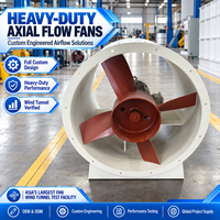 Ventilateur axial industriel à fonctionnement continu pour la ventilation et le refroidissement des mines, tunnel à vent, sur mesure et vérifié