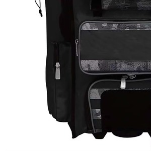 Multi Compartment Rolling Sports Baseball Bag Handle <b>Large</b> Storage Space For Team Travel And Sports wear Baseball <b>Roller</b> Bags - Product Image 6