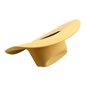 Yellow Wool Striped Cowboy <b>Hat</b> Unisex Adult Casual Wide Brim Breathable Windproof Beach Spring <b>Summer</b> 56-58CM - Product Image 5