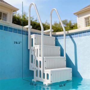 White Swimming <b>Pool</b> <b>Ladder</b> - Product Image 6