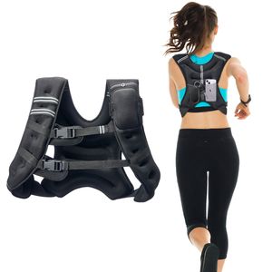 Gilet lesté réglable de 30 lb avec bande réfléchissante, équipement d'entraînement corporel pour hommes et femmes, gilet lesté de 20 kg et 10 kg - Product Image 1