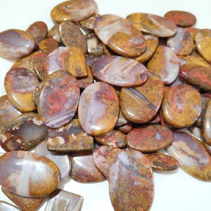 Natural Seam Agate Loose Gemstone Cabochon Wholesale Cut Gemstone for Fine Jewelry Making & Crafts - Product Image 6