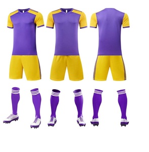 Elite Football Team Uniform Professional <b>Soccer</b> Kit Manufacturer Custom Logo Jersey and Shorts Set Durable Lightweight - Product Image 5