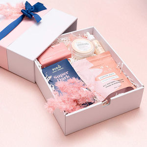 Boîtes cadeaux luxe personnalisées avec ruban pour produits de beauté, emballage cosmétique, coffret cadeau, vente en gros - Product Image 1