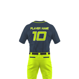 Fabricante de Conjuntos de Camiseta y Pantalones de Béisbol Sublimados Personalizados, Uniformes de Equipo con Botones Completos al por Mayor, Ropa Deportiva - Product Image 5