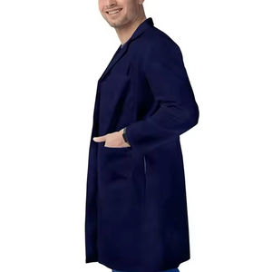 Blouse de laboratoire blanche en gros, uniforme d'infirmière, coton unisexe, OEM, vente chaude, produits hospitaliers et de laboratoire, blouses de pharmacie - Product Image 5